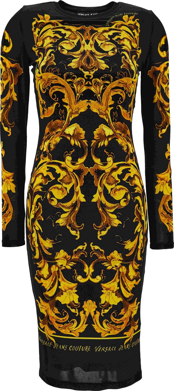 Versace Dresses Black Zwart