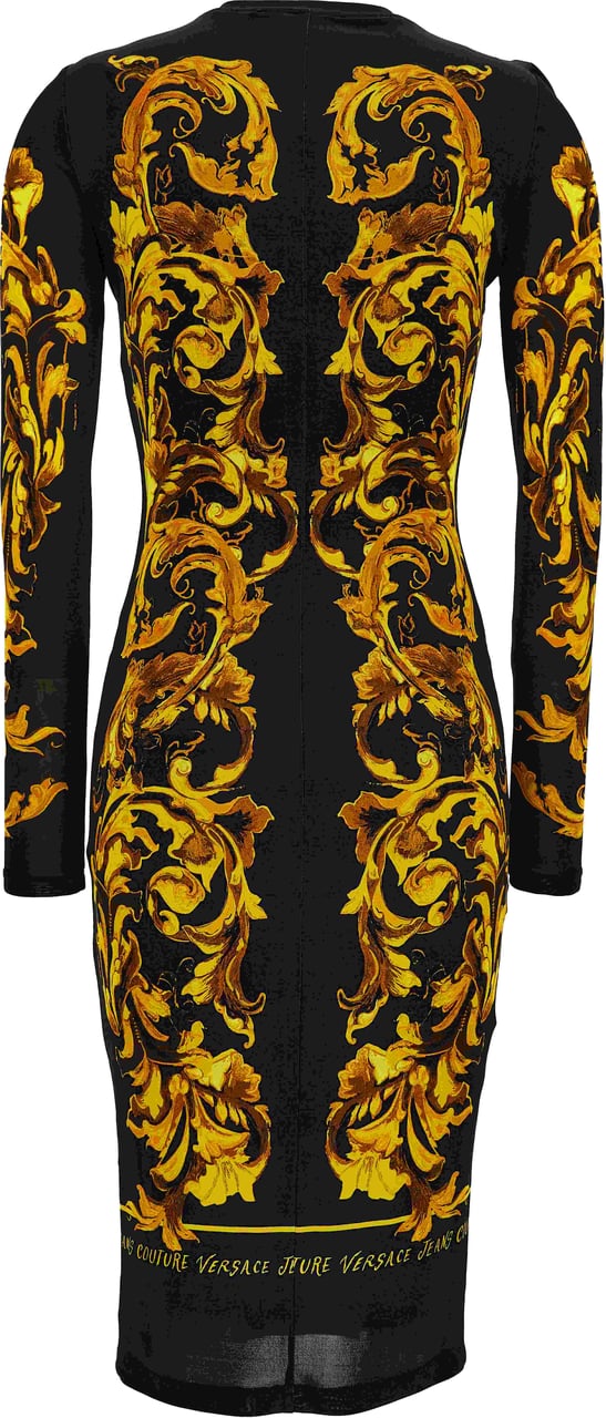Versace Dresses Black Zwart