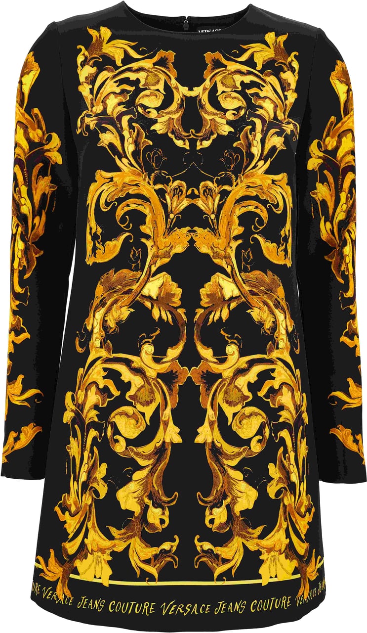 Versace Dresses Black Zwart