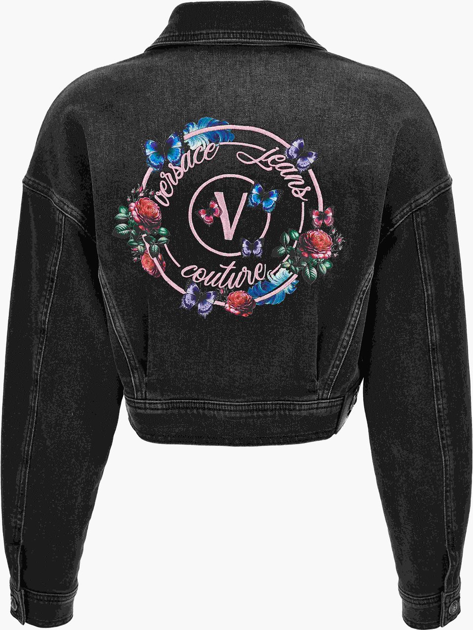 Versace Coats Black Zwart