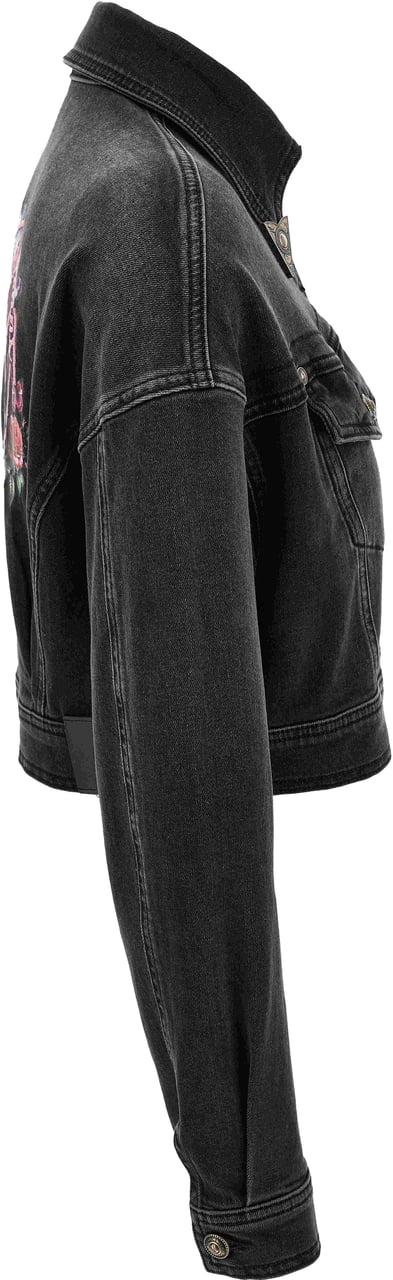 Versace Coats Black Zwart