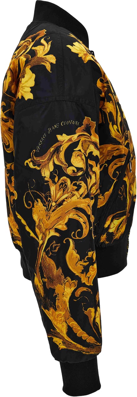 Versace Coats Black Zwart