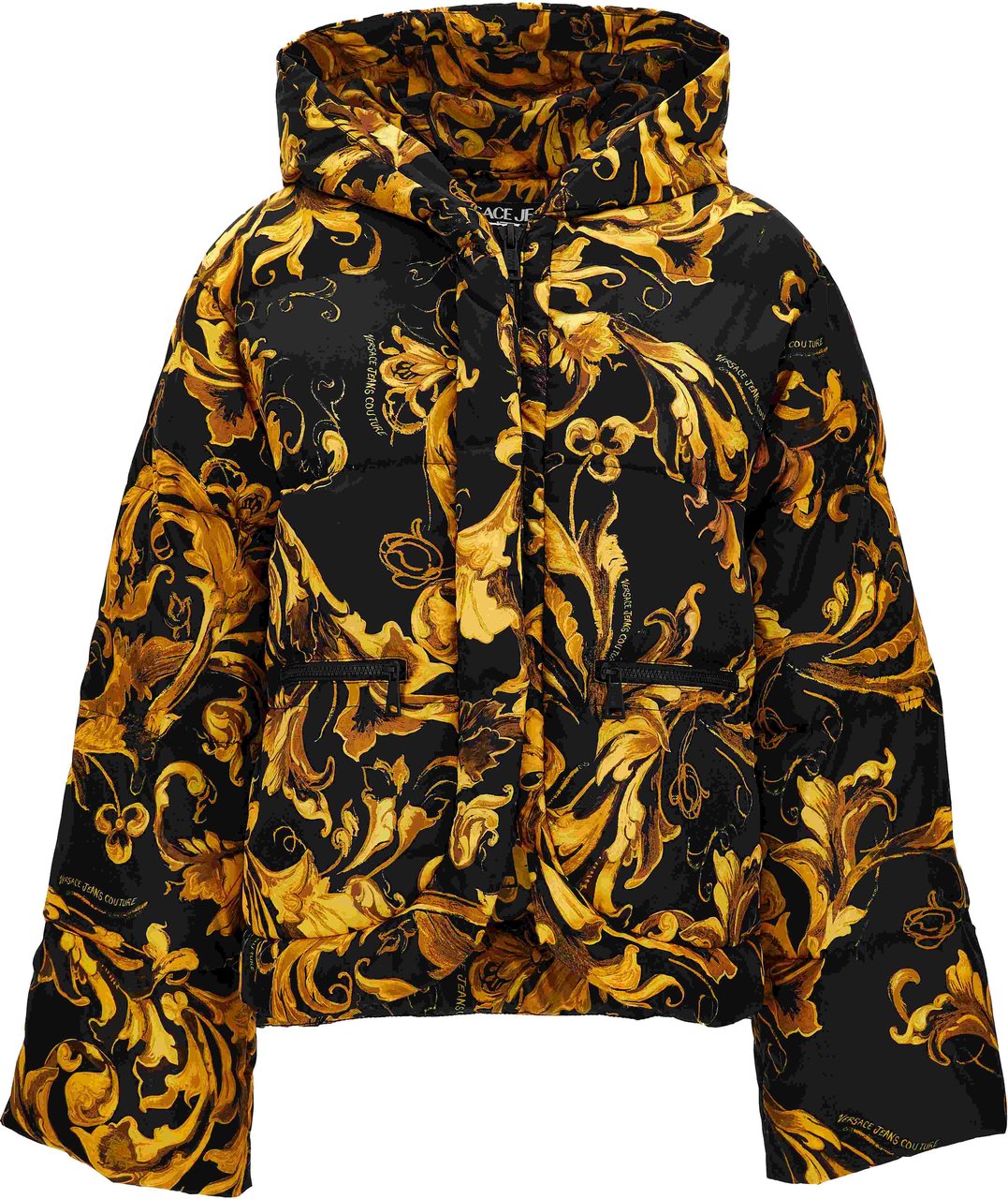 Versace Coats Black Zwart