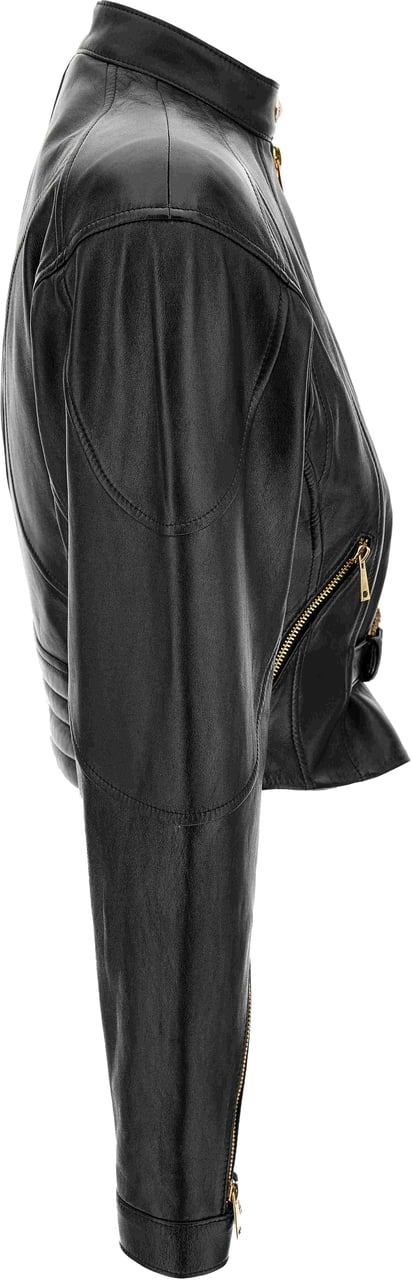 Versace Coats Black Zwart