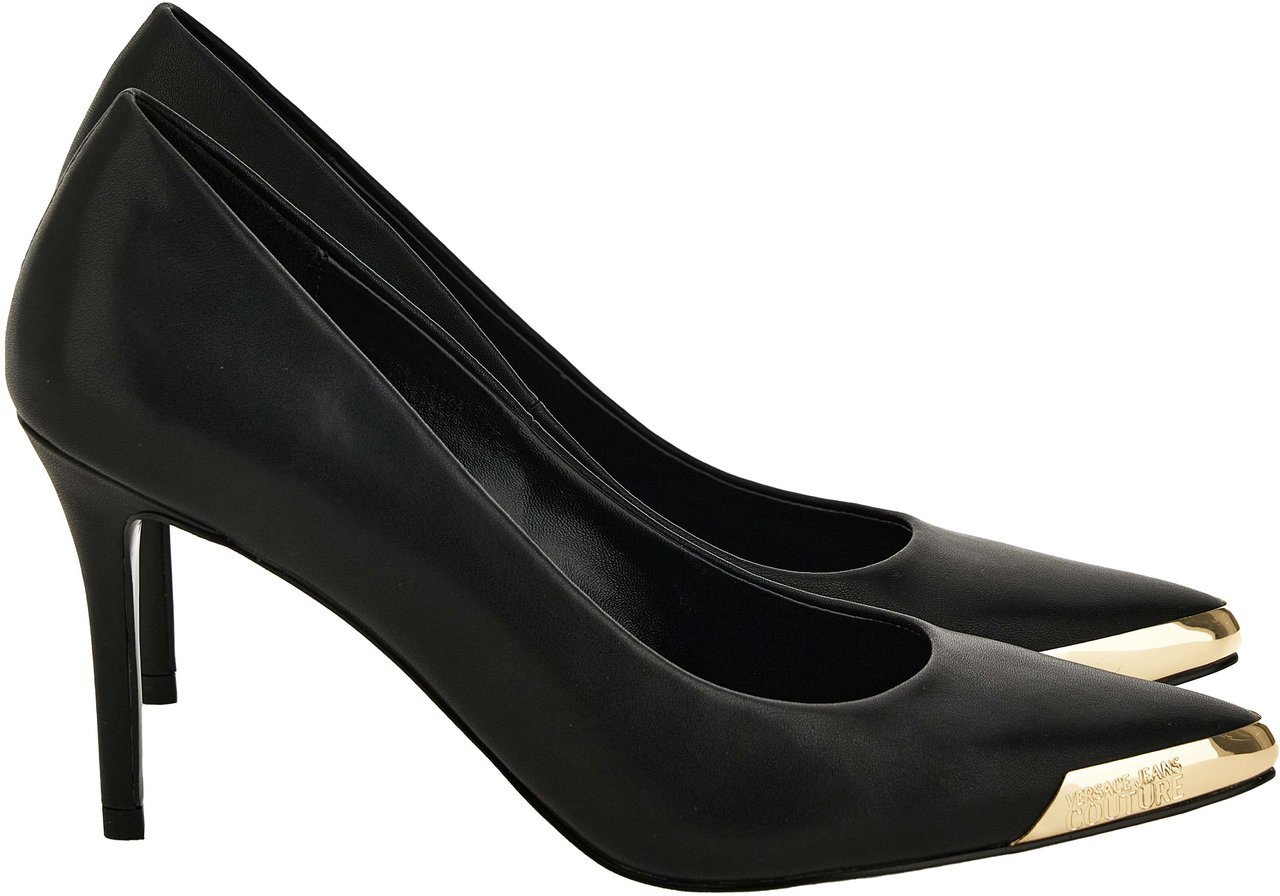 Versace High Heel Shoes Black Zwart