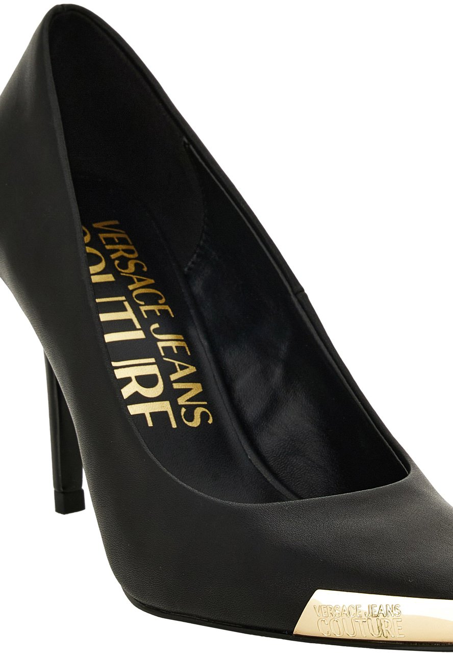 Versace High Heel Shoes Black Zwart
