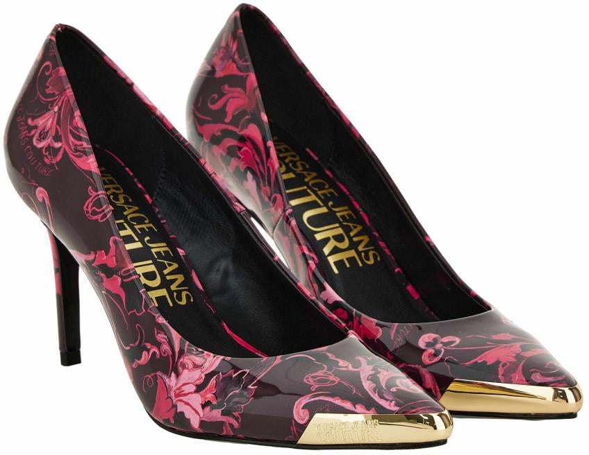 Versace High Heel Shoes Brown Bruin