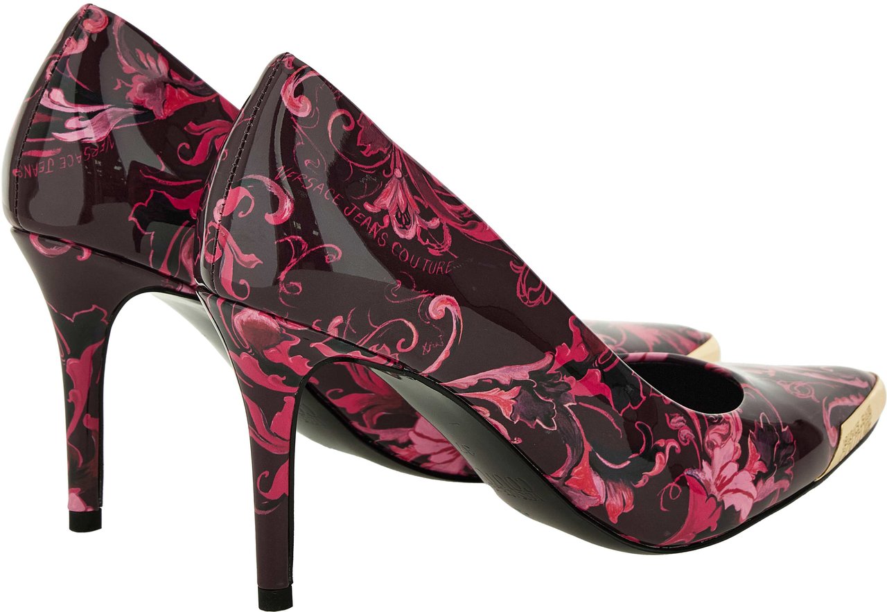 Versace High Heel Shoes Brown Bruin