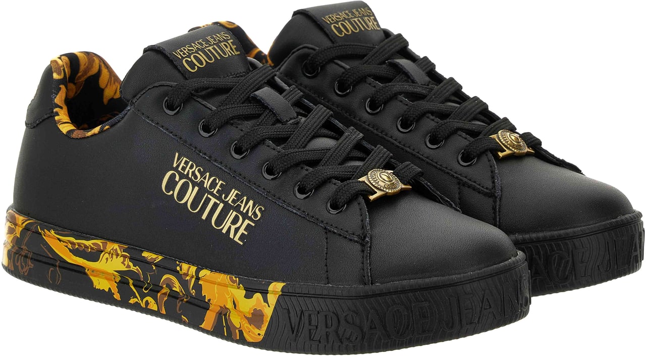 Versace Sneakers Black Zwart