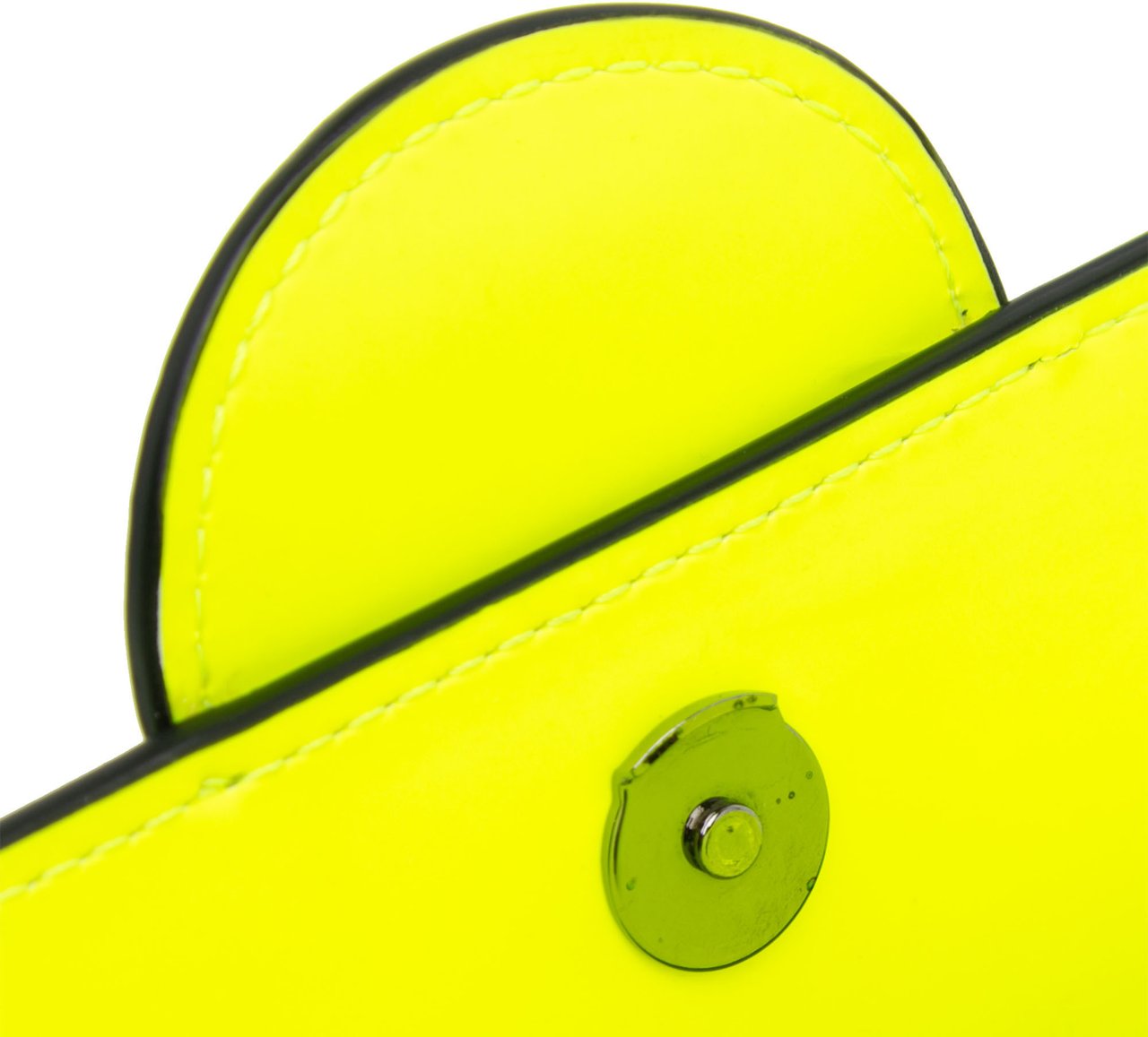 Versace Leather La Medusa Crossbody Geel