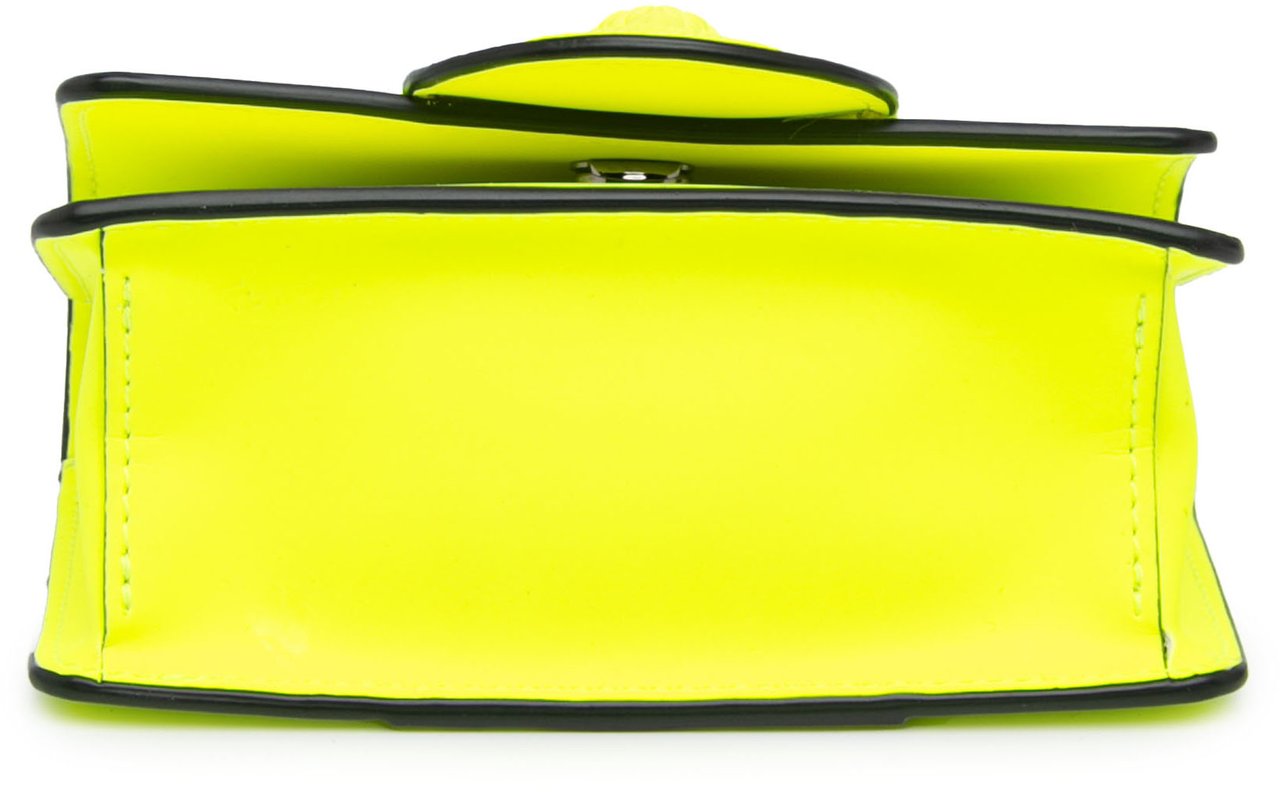 Versace Leather La Medusa Crossbody Geel