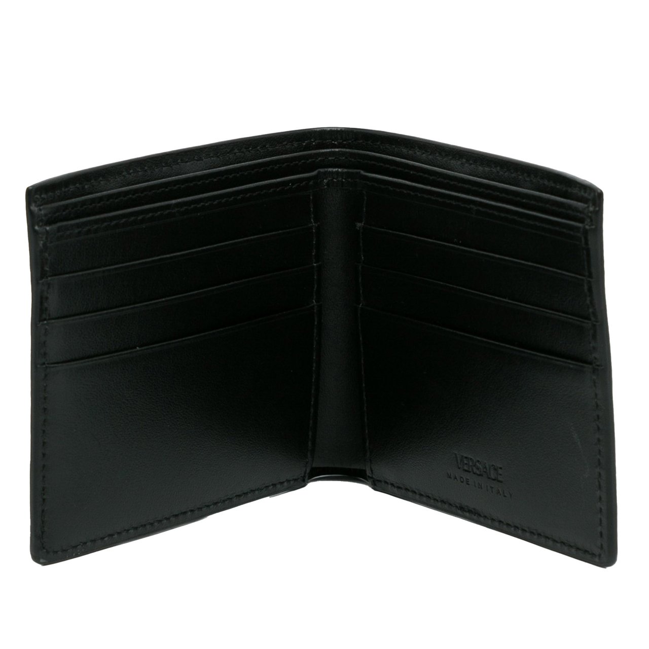 Versace La Greca Small Wallet Zwart