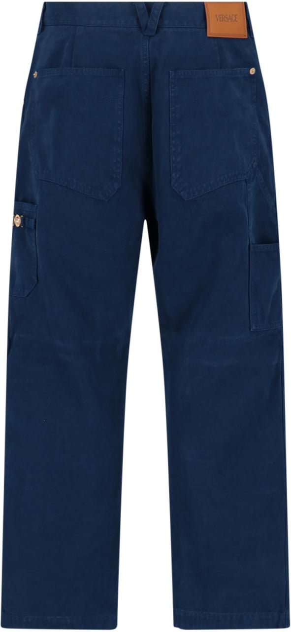 Versace "Carpenter" Pants – Blue Neutraal