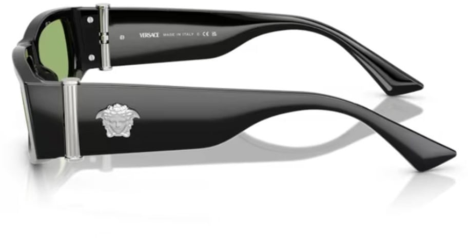 Versace 0Ve4476U Medusa Glam Medusa Glam Rectangular Sunglasses Groen