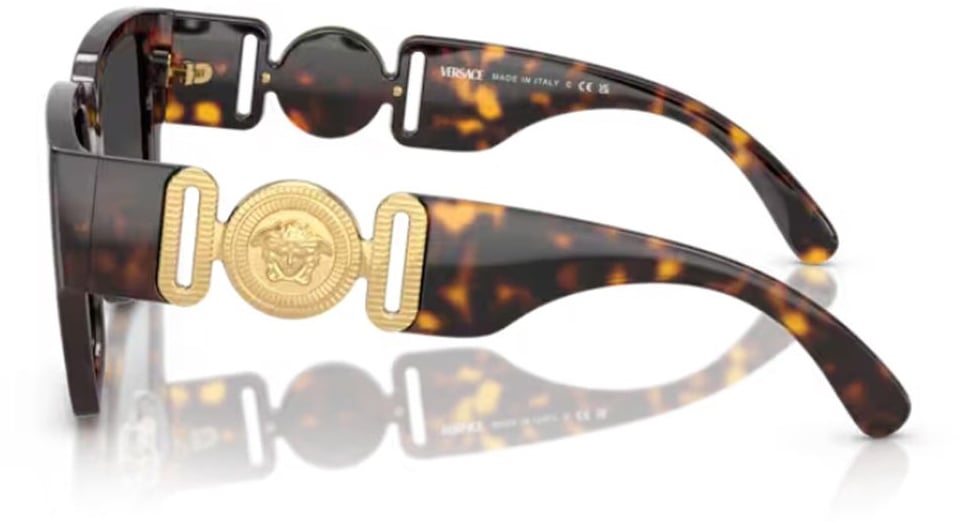 Versace 0Ve4483D Medusa Biggie Oversized Square Sunglasses Grijs