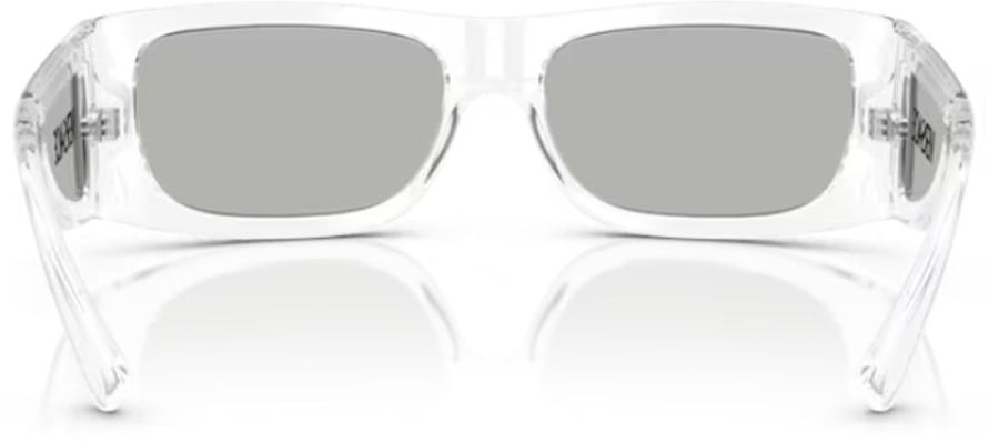 Versace 0Ve4482 Lens Logo Rectangular Frame Sunglasses Wit