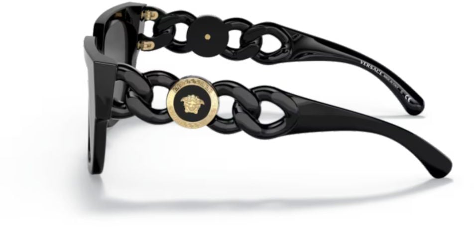 Versace 0ve4409 Oversized Square Frame Sunglasses Grijs