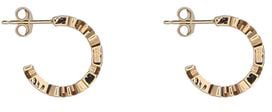 Versace Versace Gold Brass Earrings Goud