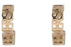 Versace Versace Gold Brass Earrings Goud