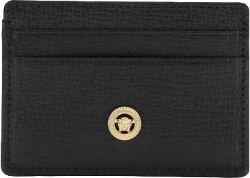 Versace Versace Black Goatskin Wallet Zwart