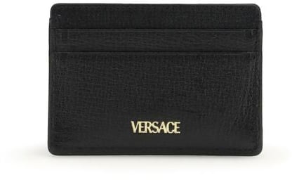 Versace Versace Black Goatskin Wallet Zwart