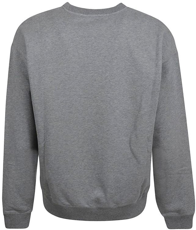 Versace Versace Gray Cotton Sweatshirt Grijs