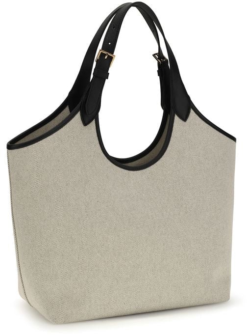 Versace Beige Cotton Shoulder Bag Beige