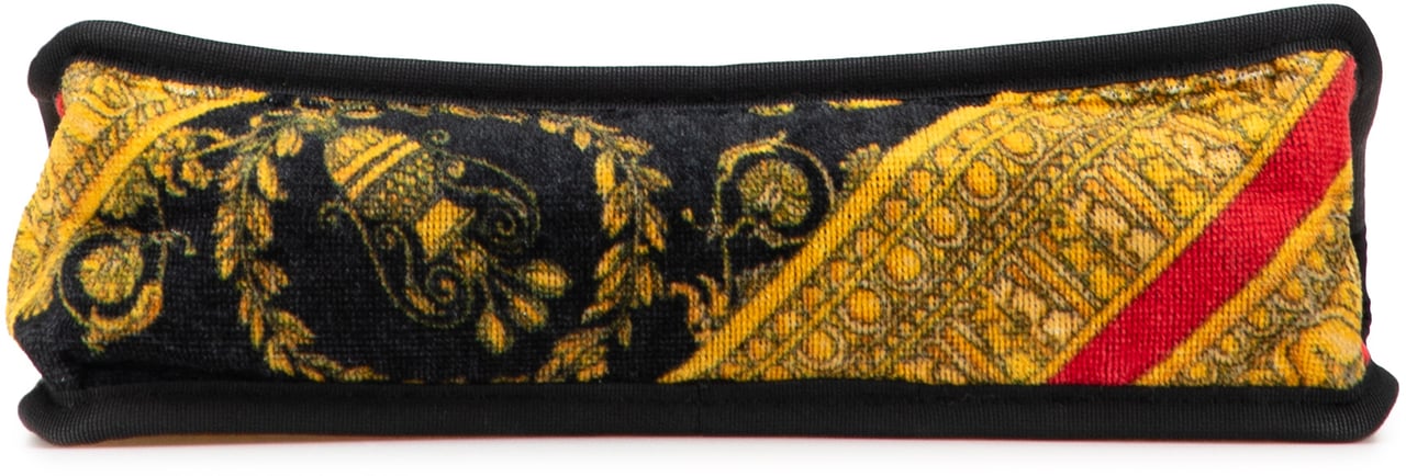 Versace Terry Medusa Baroque Print Clutch Rood