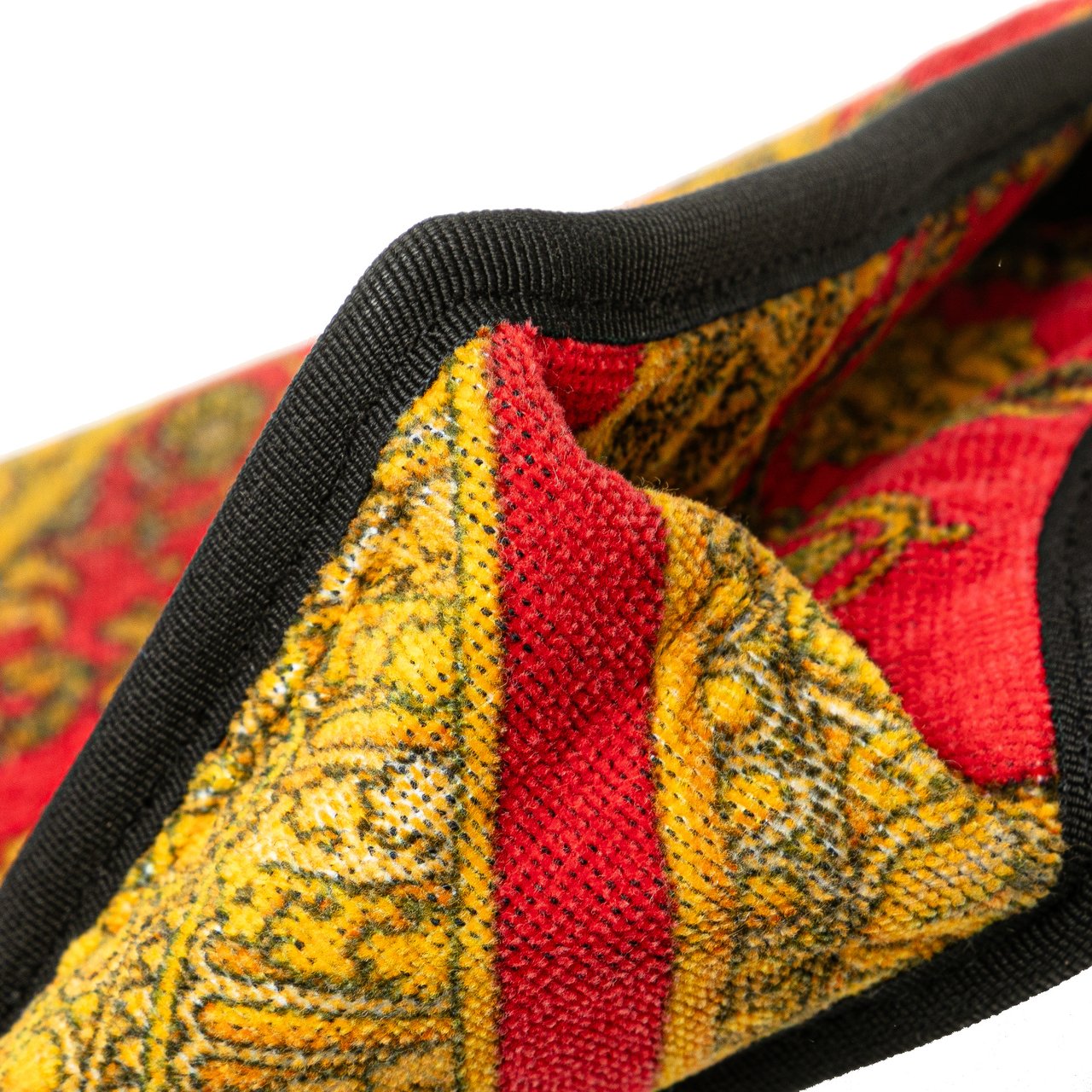 Versace Terry Medusa Baroque Print Clutch Rood