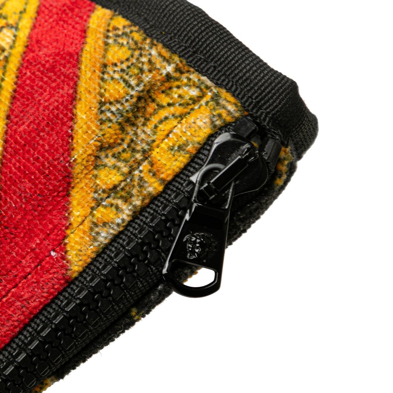 Versace Terry Medusa Baroque Print Clutch Rood