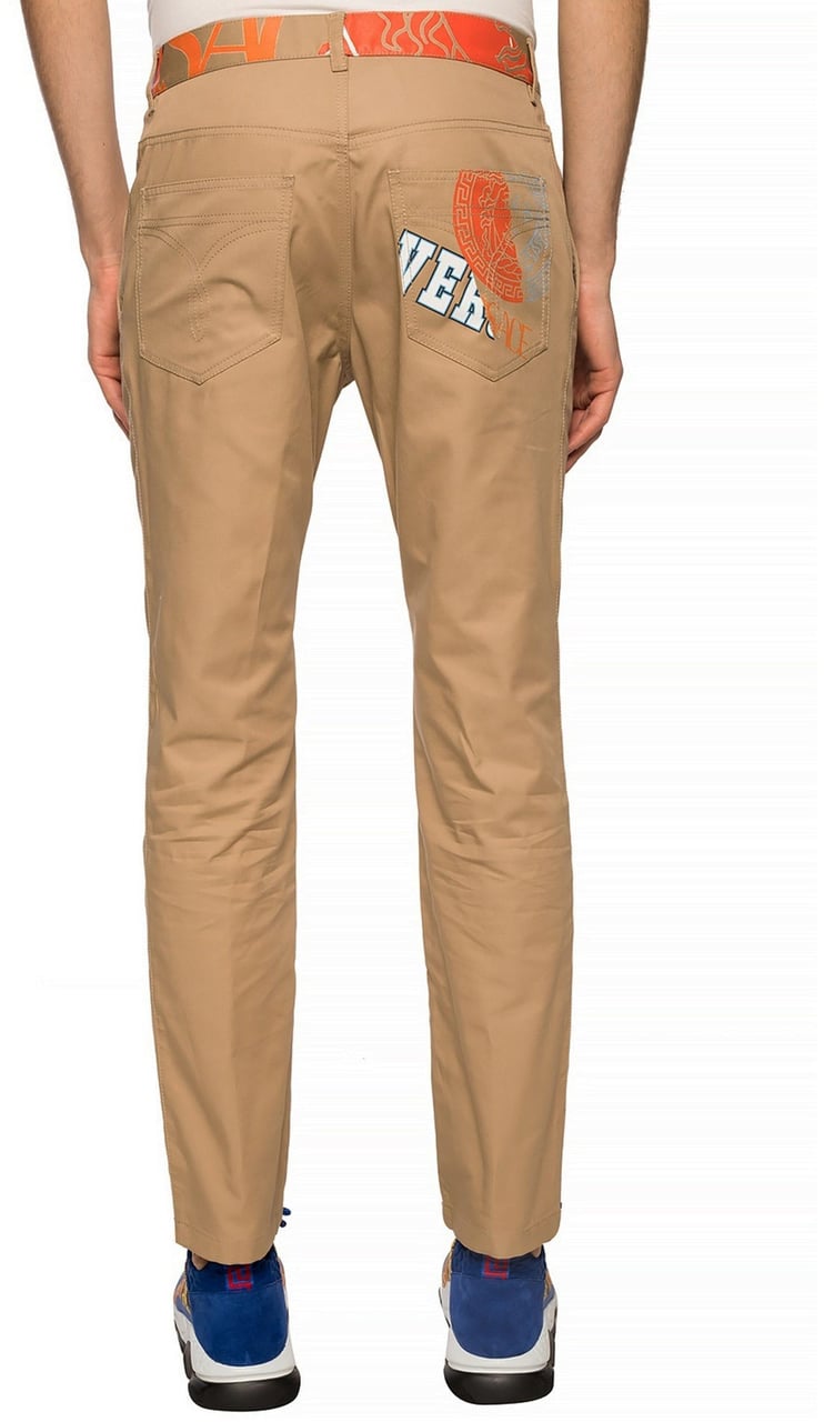 Versace Versace Compilation Chino Trousers Beige