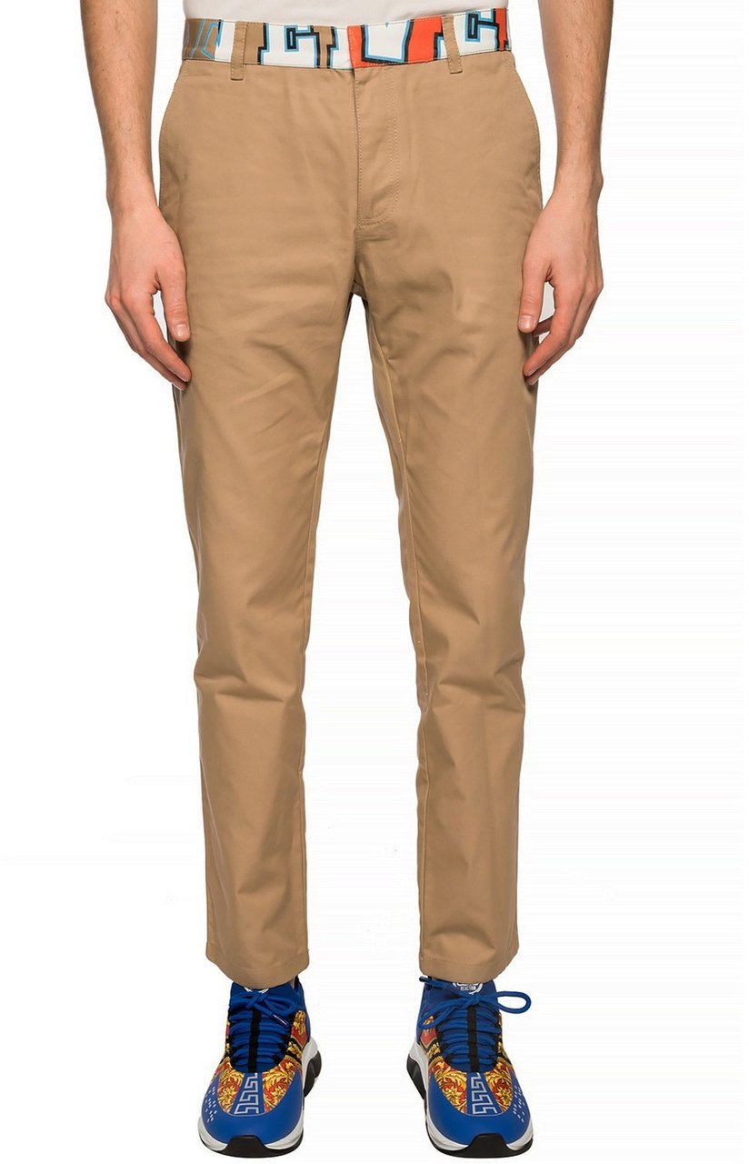 Versace Versace Compilation Chino Trousers Beige
