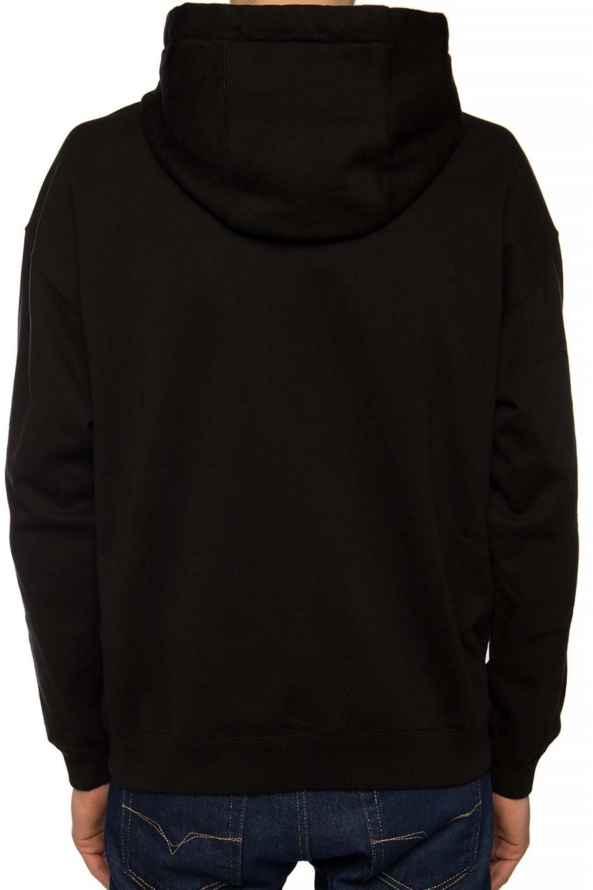 Versace Versace Logo Hooded Sweatshirt Zwart