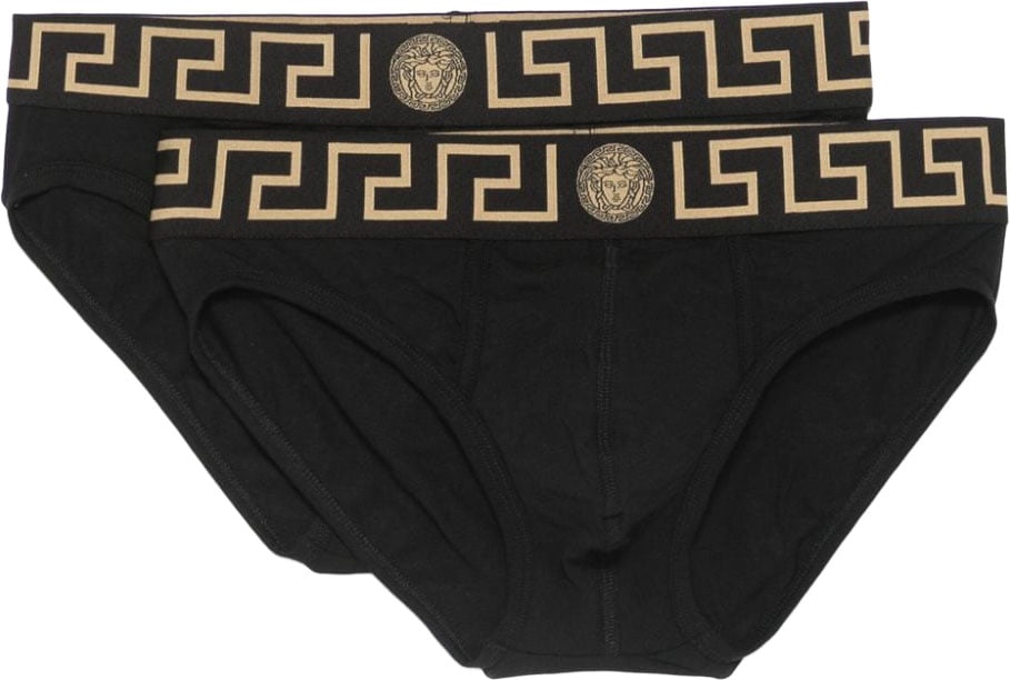 Versace Underwear Black/Gold Zwart