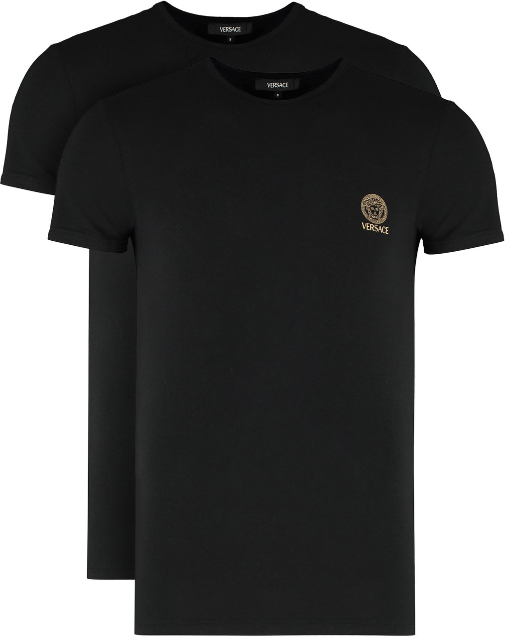 Versace Set of two t-shirt Zwart