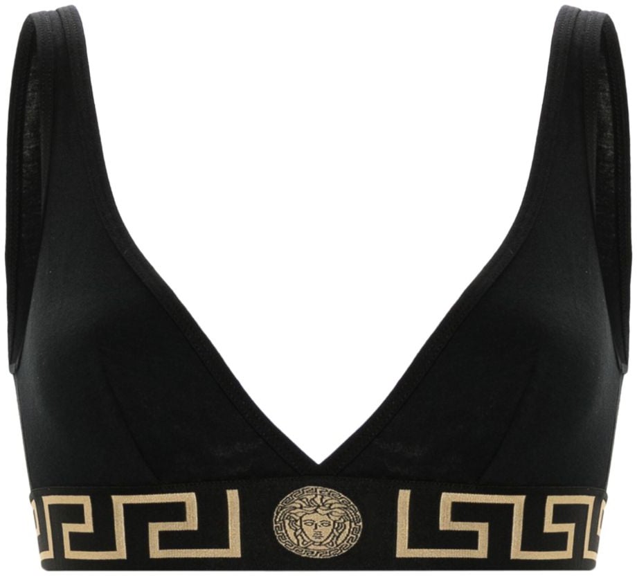 Versace Top Black Zwart