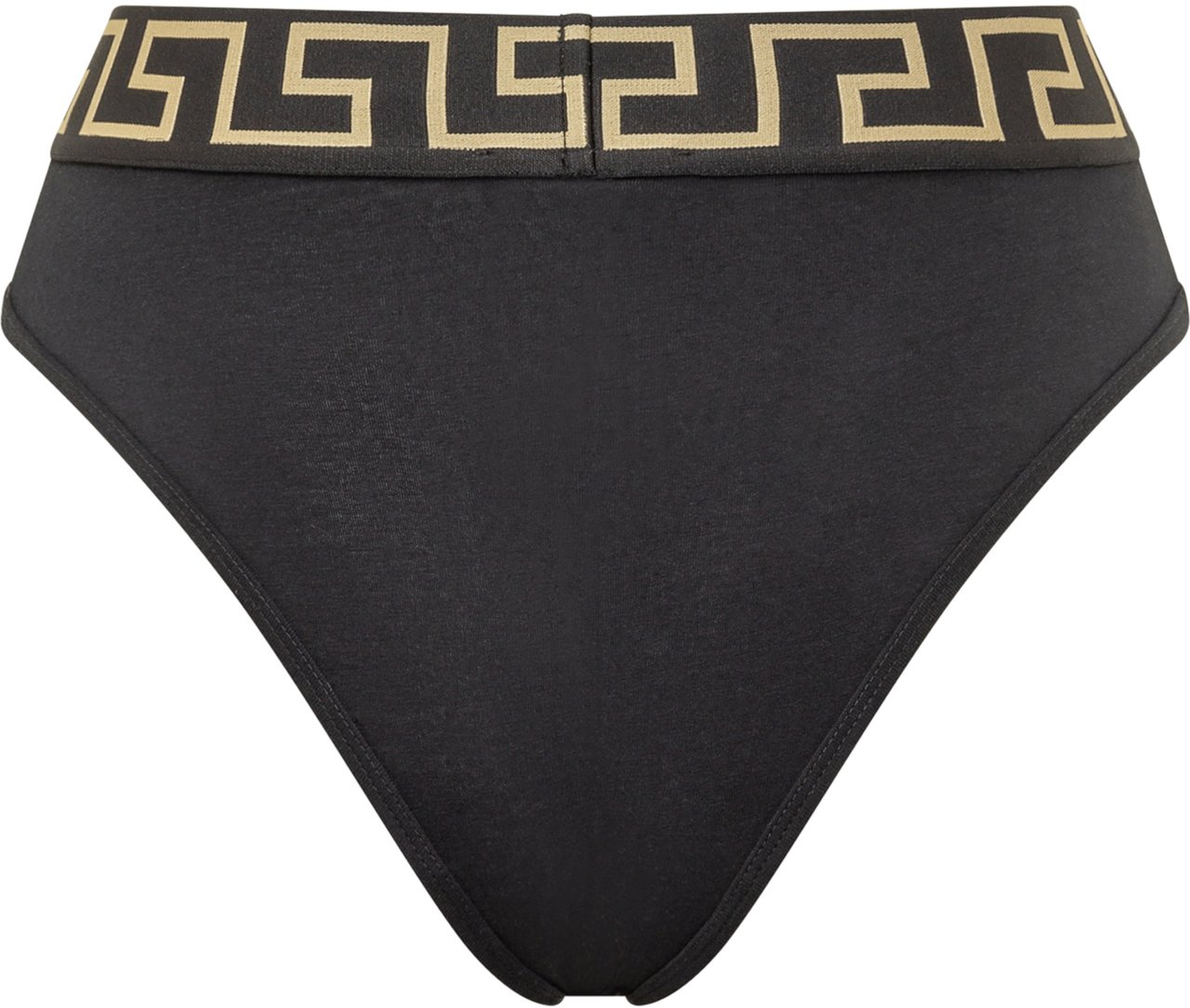 Versace Slip A Vita Alta Stretch Zwart