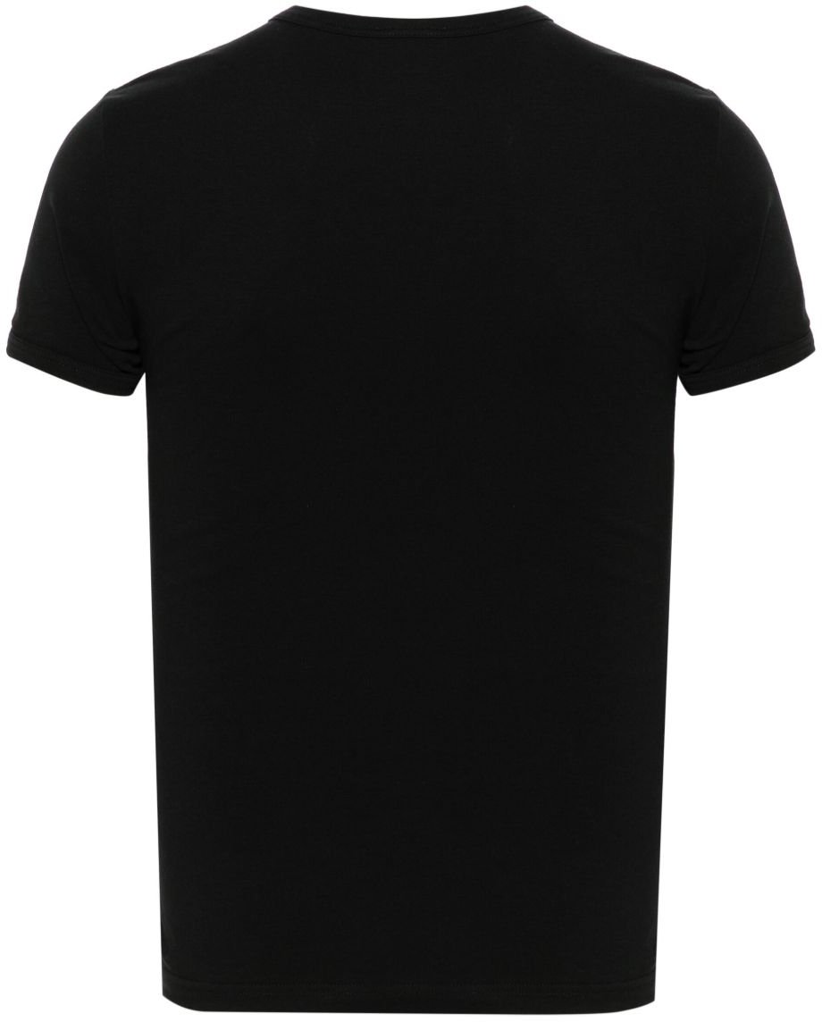 Versace T-Shirts And Polos Black Zwart