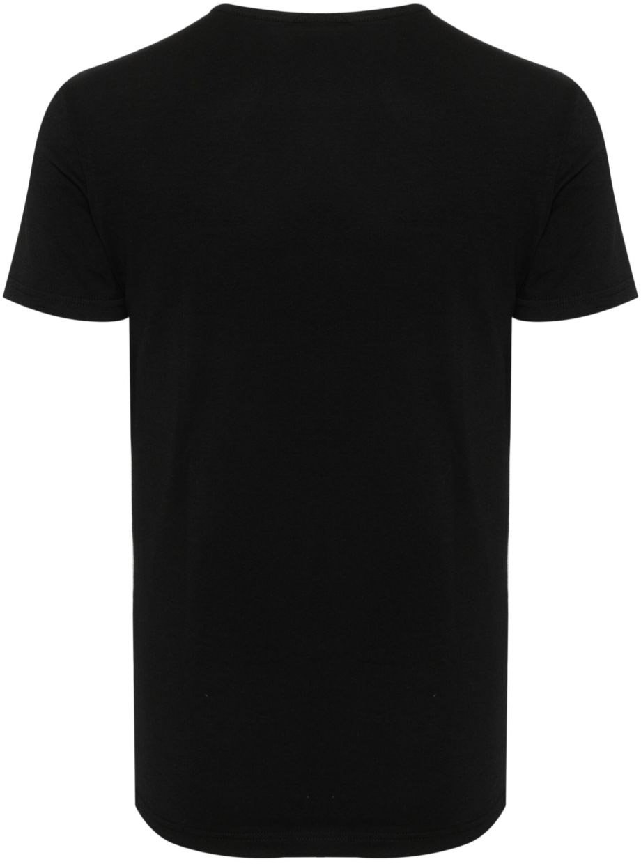 Versace T-Shirts And Polos Black Zwart