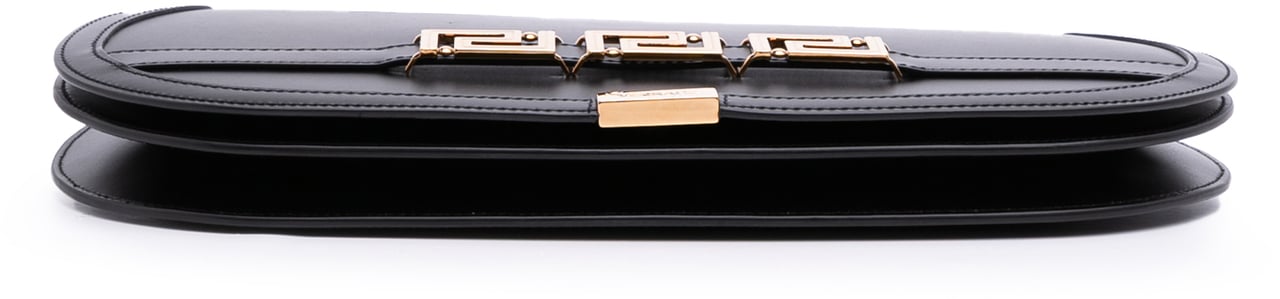 Versace Leather Greca Goddess Clutch Zwart