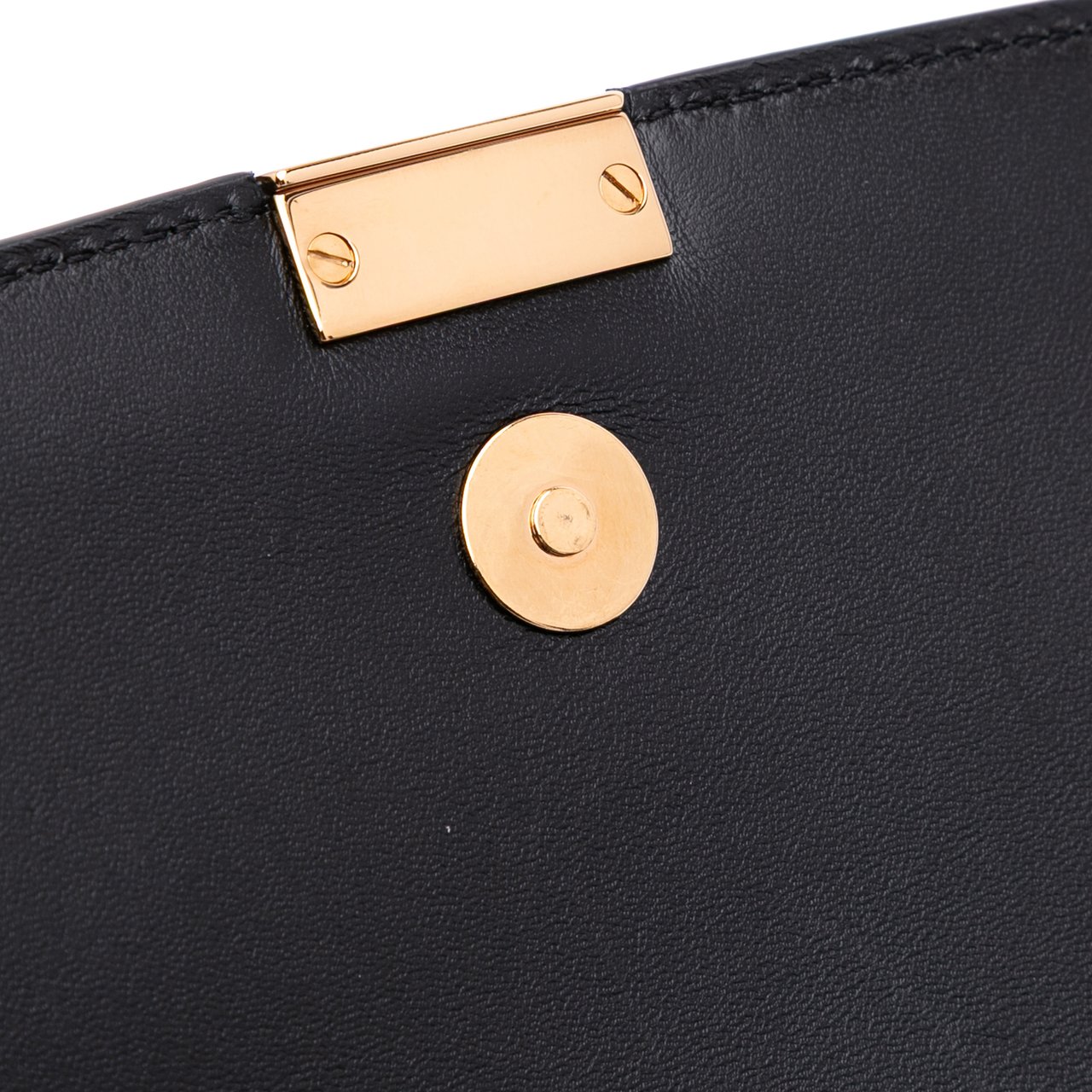 Versace Leather Greca Goddess Clutch Zwart