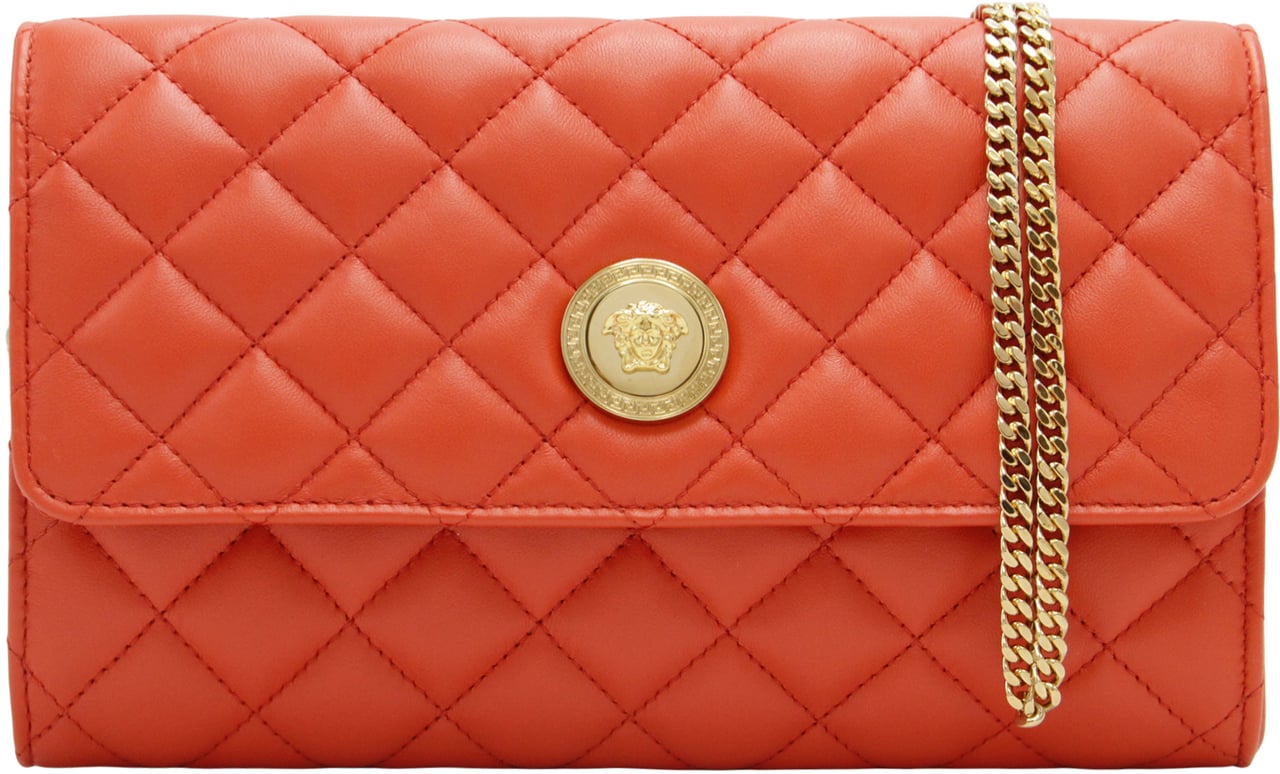 Versace Leather crossbody bag Rood