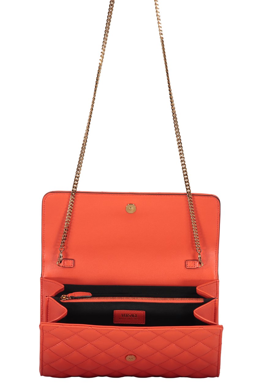 Versace Leather crossbody bag Rood