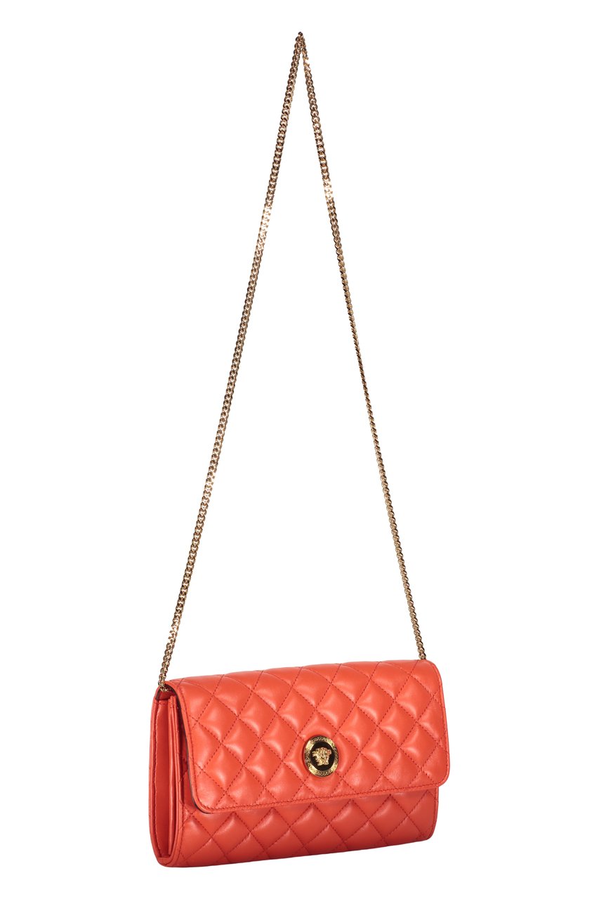 Versace Leather crossbody bag Rood