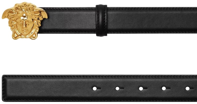Versace Cintura la medusa Zwart