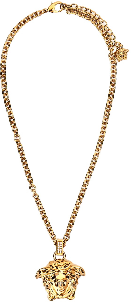 Versace Versace Gold metal Testa di Medusa necklace Goud