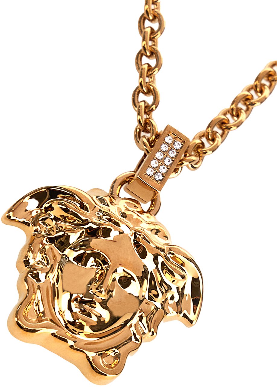 Versace Versace Gold metal Testa di Medusa necklace Goud