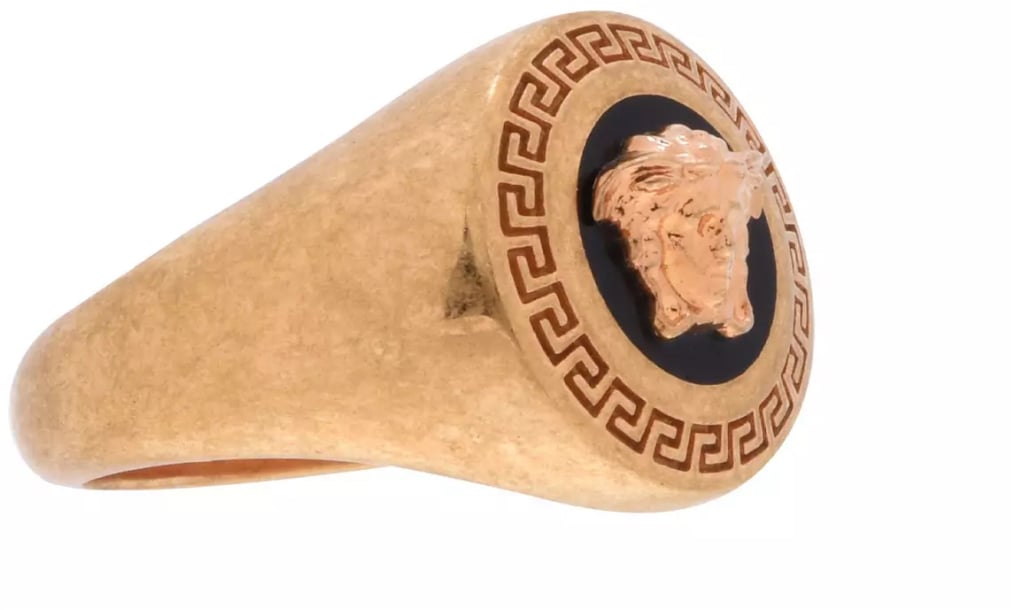 Versace La Medusa Tribute Logo Ring Goud