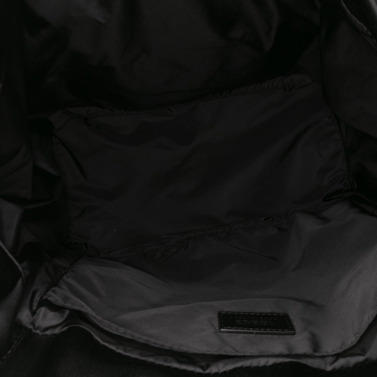 Versace Nylon Medusa Backpack Zwart