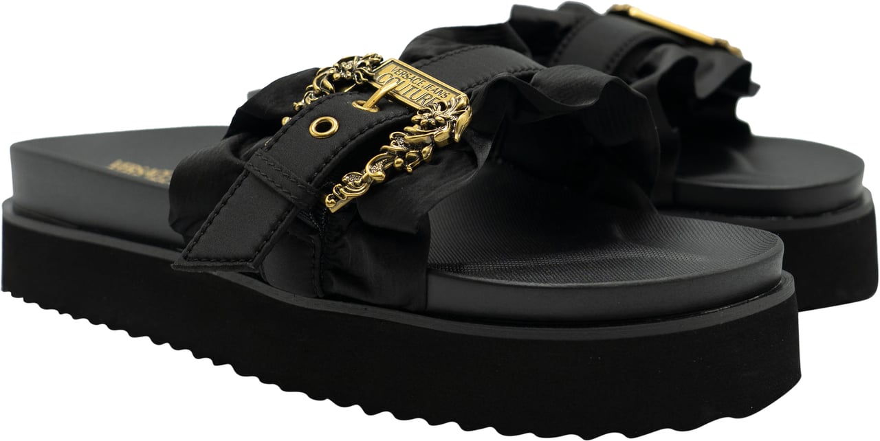Versace Jeans Couture Fondo Arizona DIS SM5 Slippers Zwart